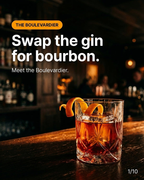 Boulevardier recipe slide 1