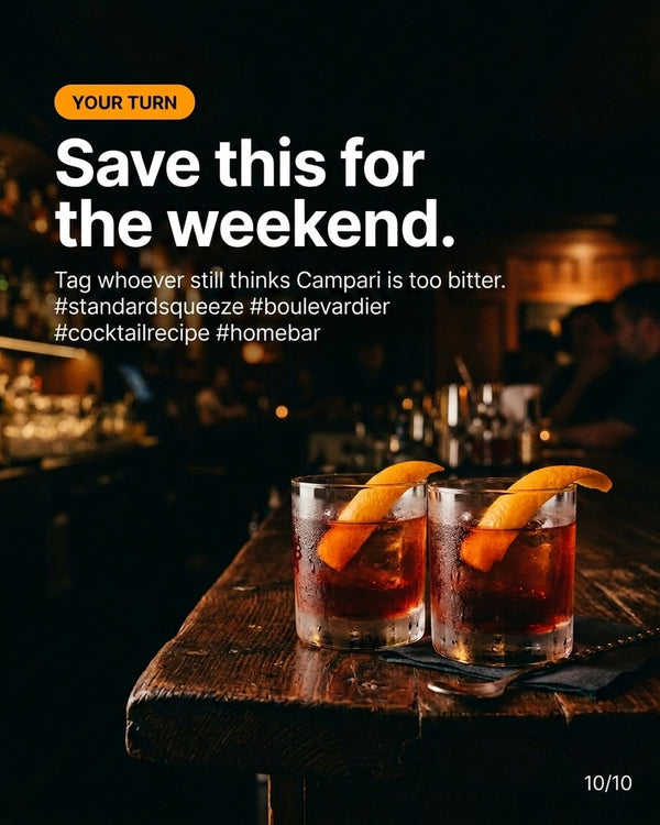 Boulevardier recipe slide 10
