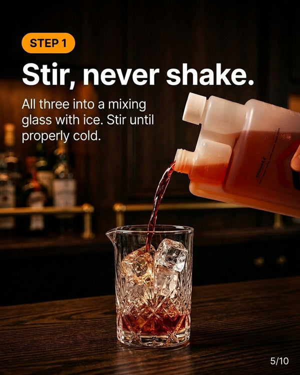 Boulevardier recipe slide 5