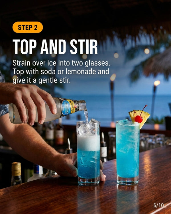 Electric Smurf recipe slide 6