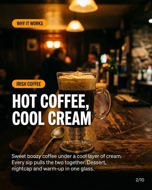 Irish Coffee recipe slide 2