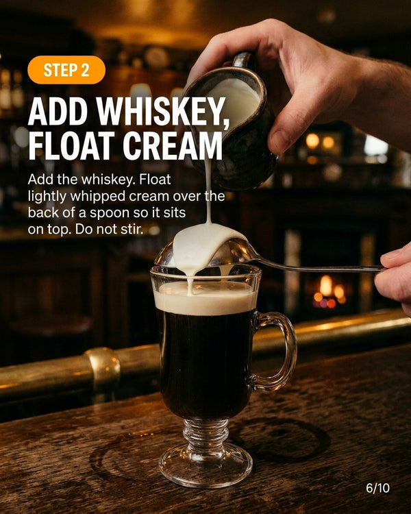 Irish Coffee recipe slide 6