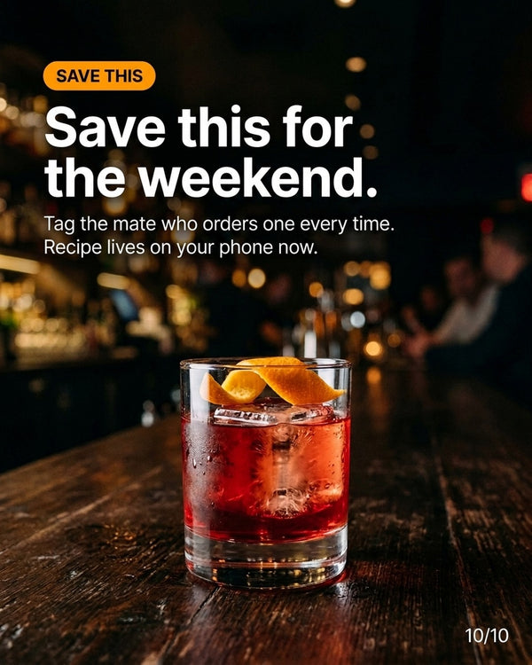 Negroni recipe slide 10