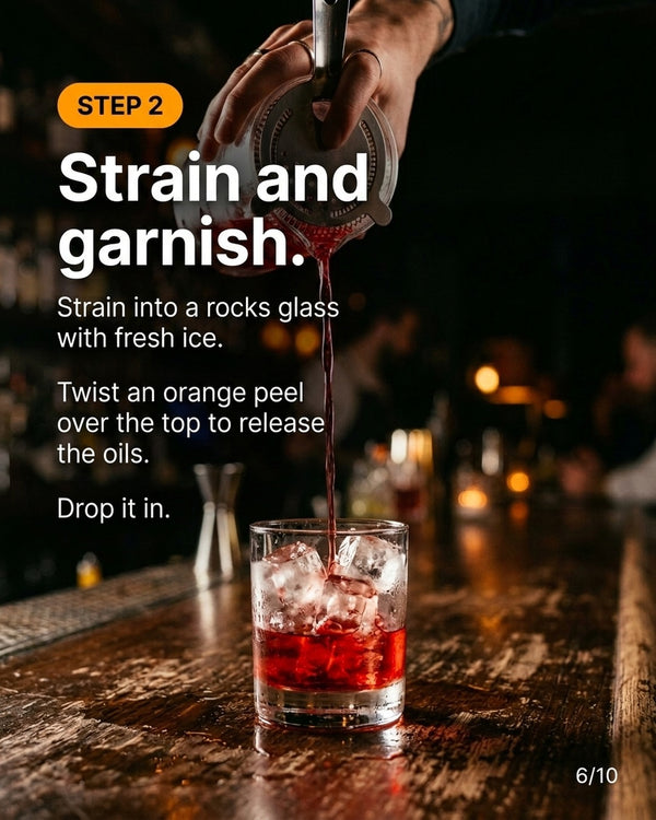 Negroni recipe slide 6