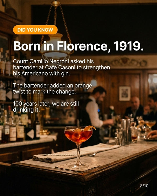 Negroni recipe slide 8