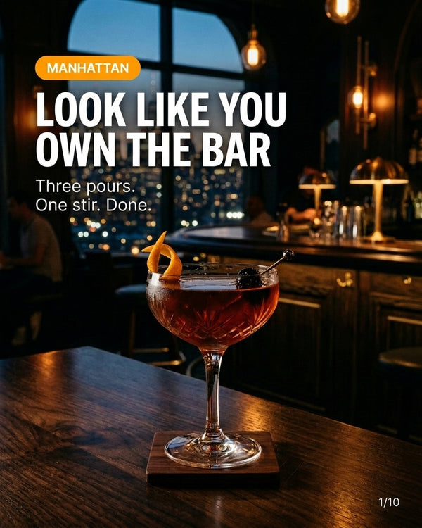 Manhattan recipe slide 1