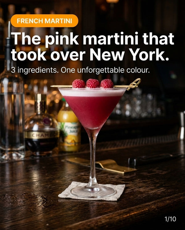French Martini recipe slide 1
